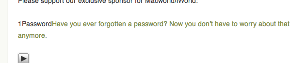 記事の一番下にある "Have you ever forgotten a password? ..." をクリック。