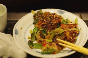 ねぎ焼の写真